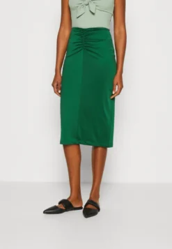 Anna Field Pencil Skirt - Dark Green