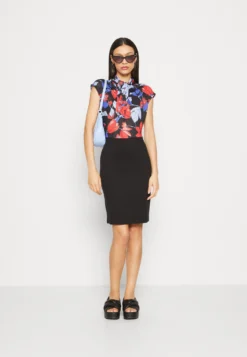 Anna Field Jersey Dress - Black/Red/Blue -Style Hub Shop 00b864aaa60f4453a932630174da80c8 scaled