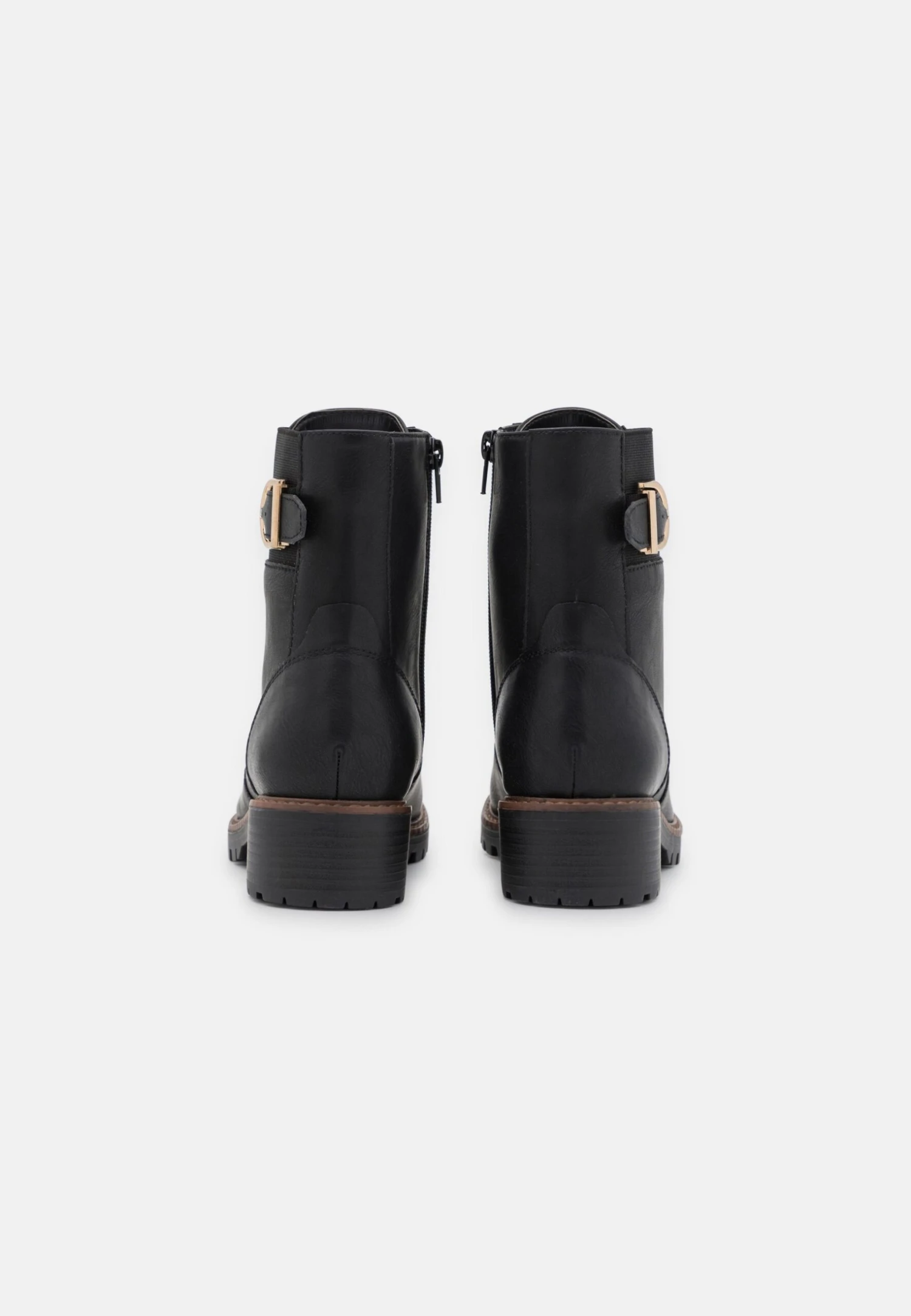 Lace-Up Ankle Boots - Black 4 Lace-Up Ankle Boots - Black - Image 4