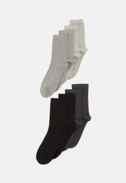 Anna Field 8 Pack- Socks - Grey, Black