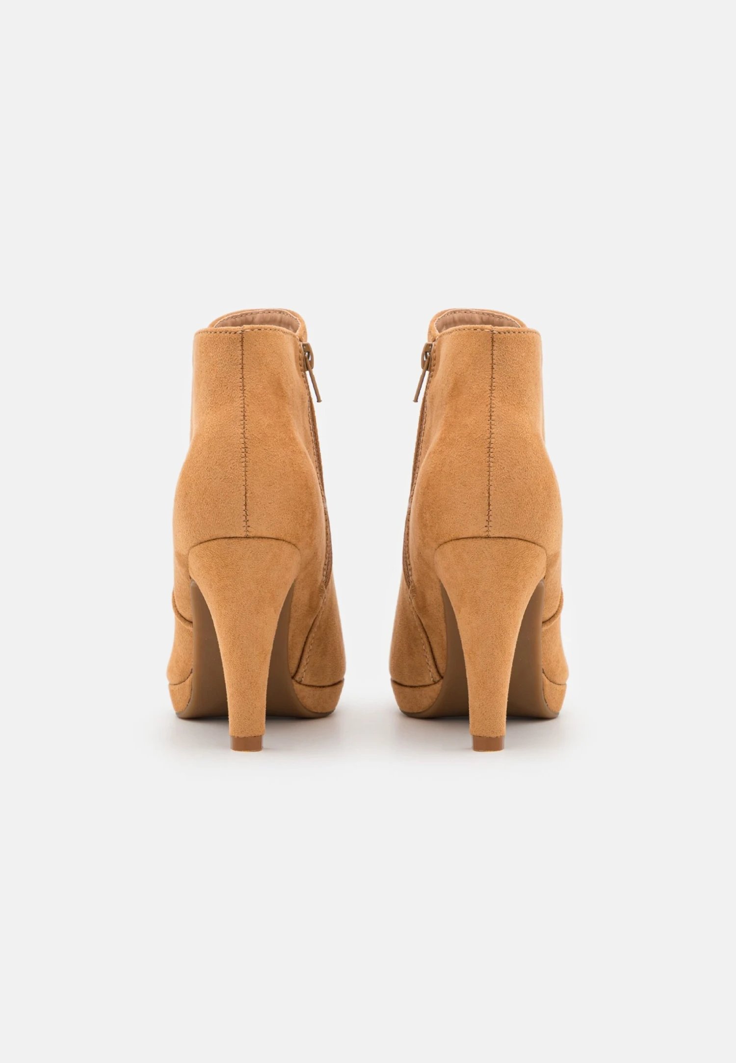 Anna Field High Heeled Ankle Boots - Beige 4 Anna Field High Heeled Ankle Boots - Beige - Image 4