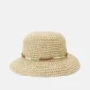 Anna Field Hat - Tan/Green