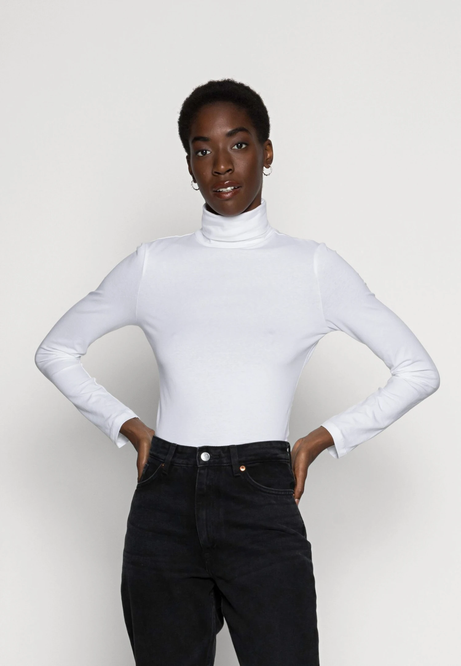 Anna Field Long Sleeved Top - White 1 Anna Field Long Sleeved Top - White