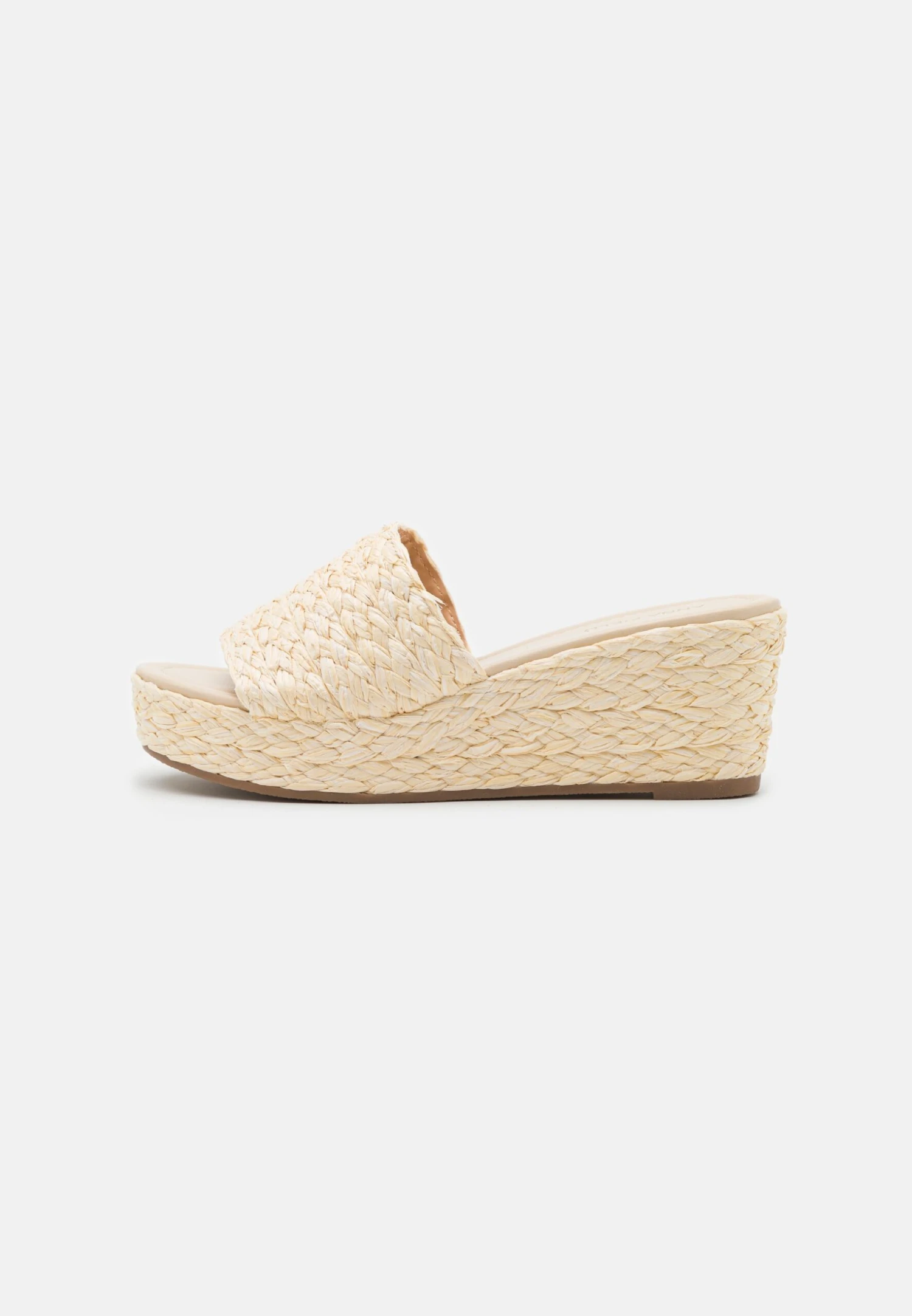 Anna Field Heeled Mules - Beige 2 Anna Field Heeled Mules - Beige - Image 2