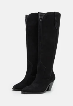 Anna Field Leather - Cowboy/Biker Boots - Black -Style Hub Shop 513055340c194e41b95f1c9e024ad290 scaled