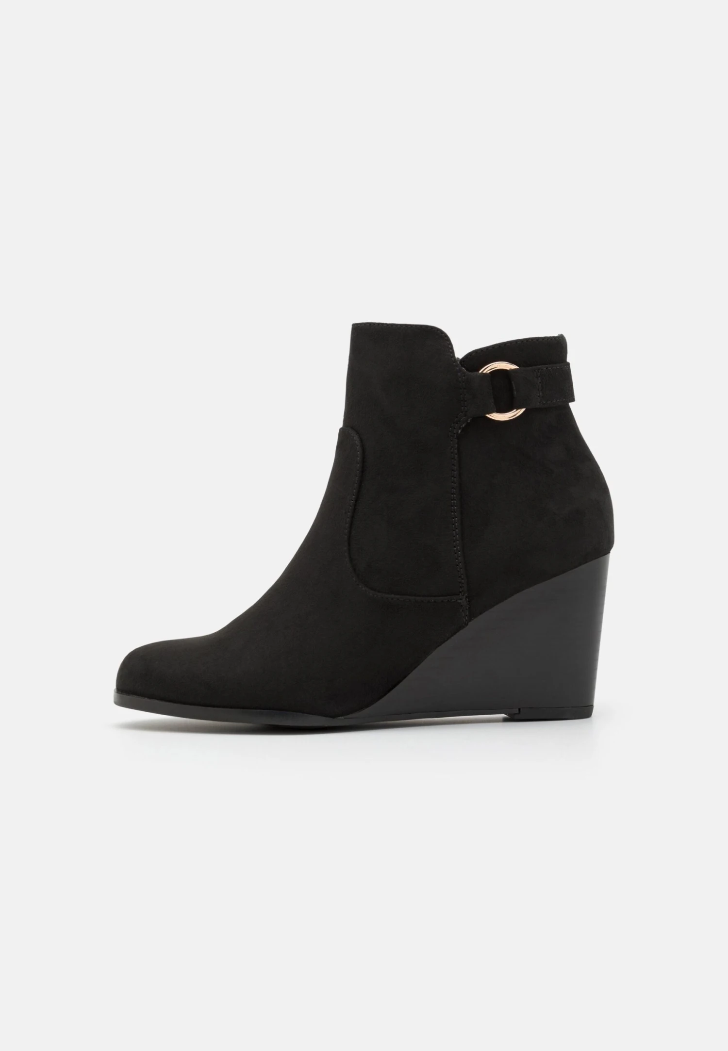 Anna Field Wedge Ankle Boots - Black 2 Anna Field Wedge Ankle Boots - Black - Image 2