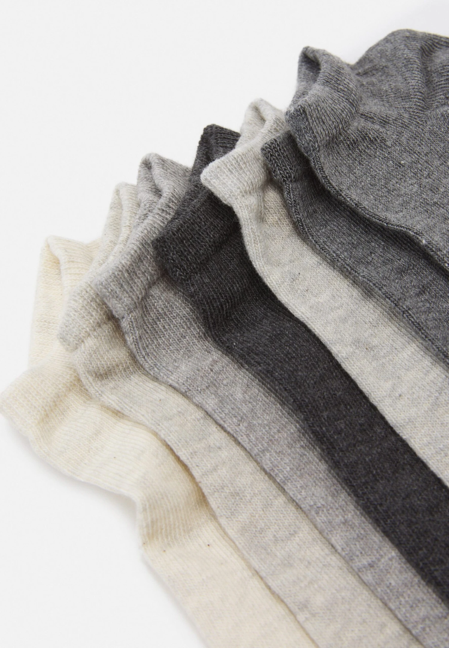 Anna Field 8Pp Sneaker Socks - Socks - Grey 2 Anna Field 8Pp Sneaker Socks - Socks - Grey - Image 2