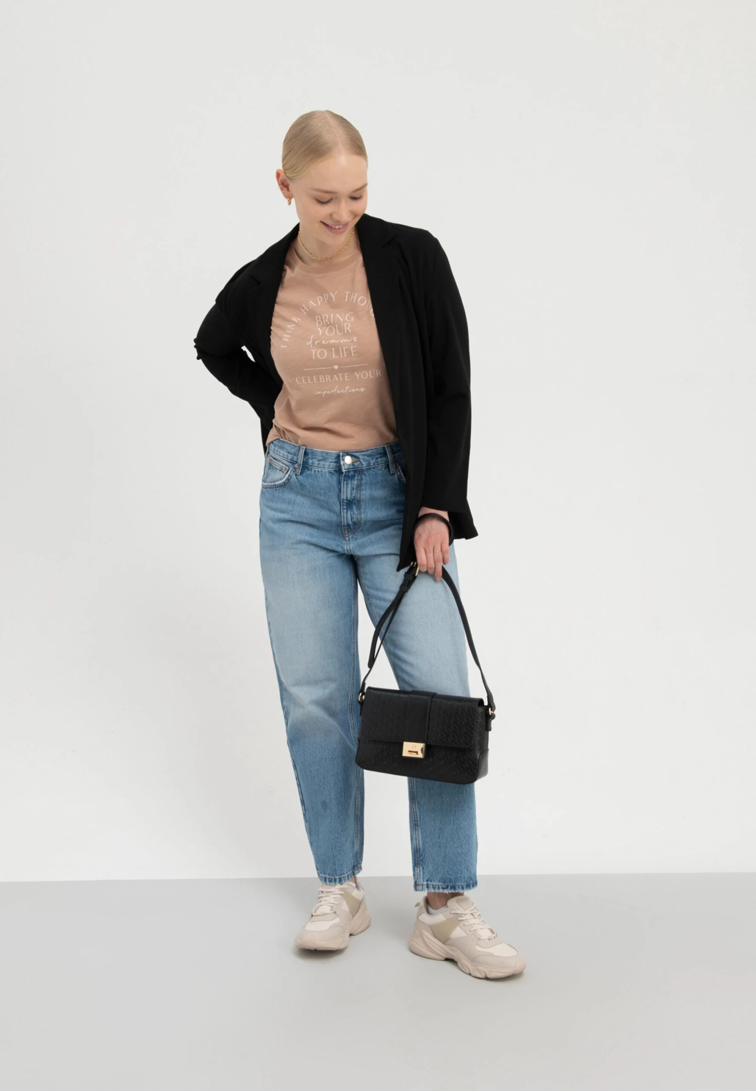 Anna Field Bring Your Dreams To Life - Print T-Shirt - Brown 3 Anna Field Bring Your Dreams To Life - Print T-Shirt - Brown - Image 3