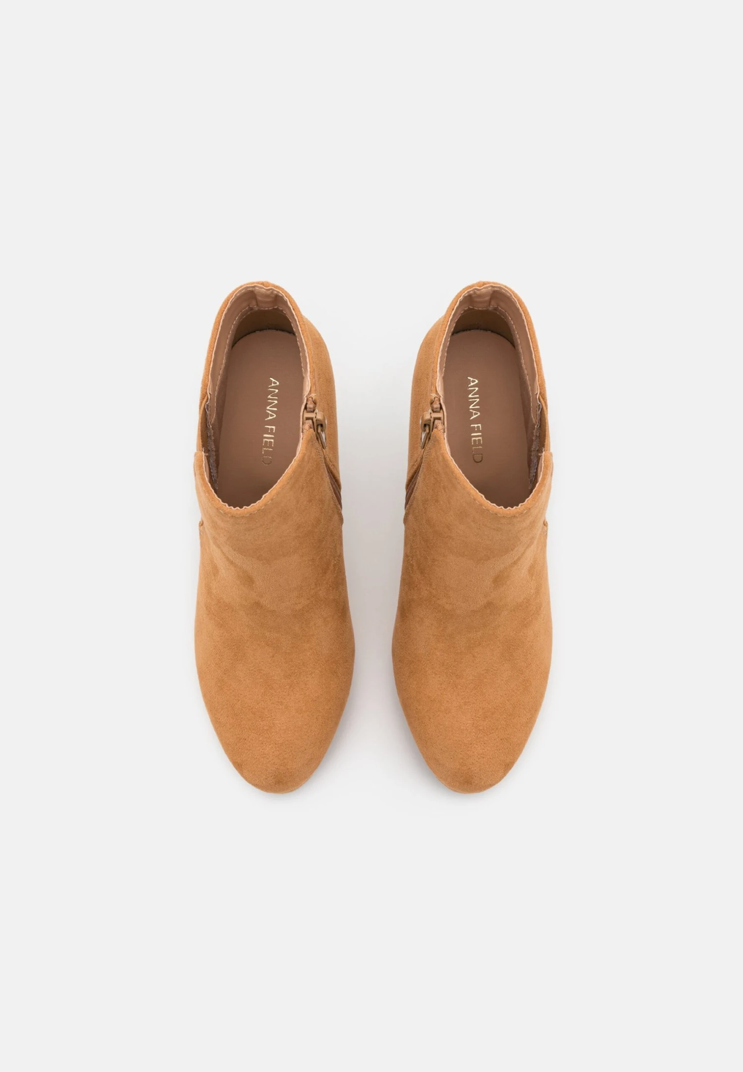 Anna Field High Heeled Ankle Boots - Beige 6 Anna Field High Heeled Ankle Boots - Beige - Image 6