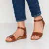 Anna Field Leather- Sandals - Cognac