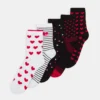 Anna Field 5 Pack - Socks - Black/White