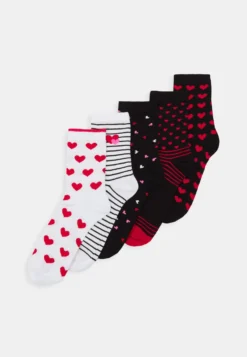 Anna Field 5 Pack - Socks - Black/White
