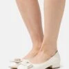 Leather Wide Fit - Ballet Pumps - White