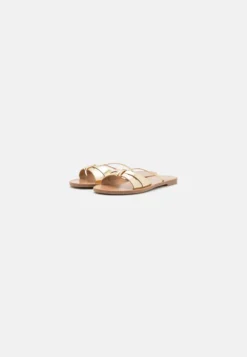 Anna Field Mules - Gold -Style Hub Shop 86eb2c7ca5684c538c34bced22229346 scaled