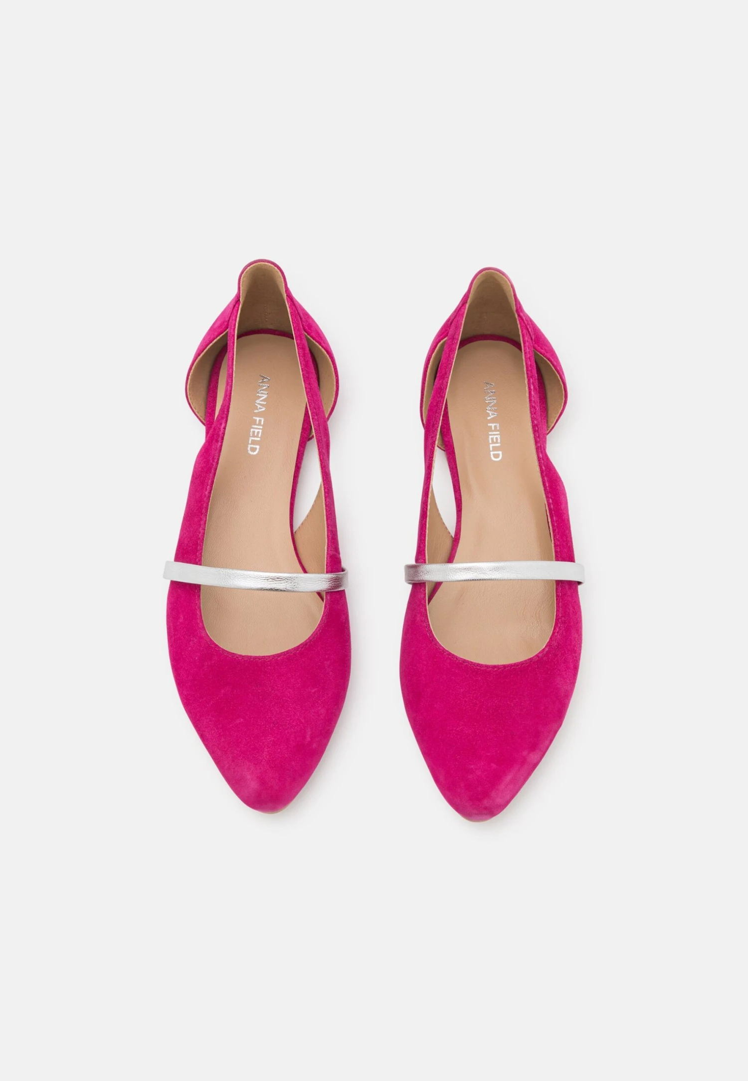 Anna Field Leather - Ankle Strap Ballet Pumps - Pink 6 Anna Field Leather - Ankle Strap Ballet Pumps - Pink - Image 6