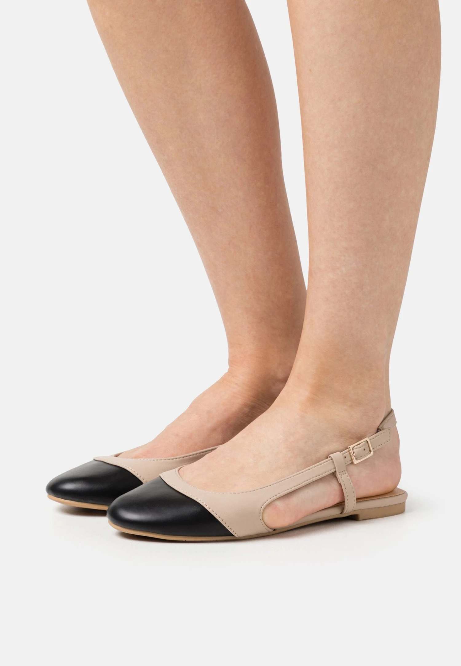 Anna Field Slingback Ballet Pumps - Beige 1 Anna Field Slingback Ballet Pumps - Beige