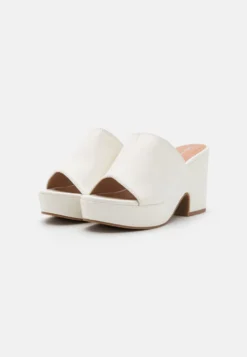 Wide Fit - Heeled Mules -White -Style Hub Shop 9fdc4ed5dc1041329e405e87283ca9a7 scaled