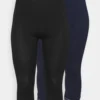 2 Pack- Leggings - Trousers - Black/Dark Blue