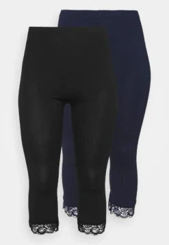 2 Pack- Leggings - Trousers - Black/Dark Blue