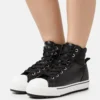 Anna Field High-Top Trainers - Black