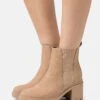 Anna Field Platform Ankle Boots - Taupe