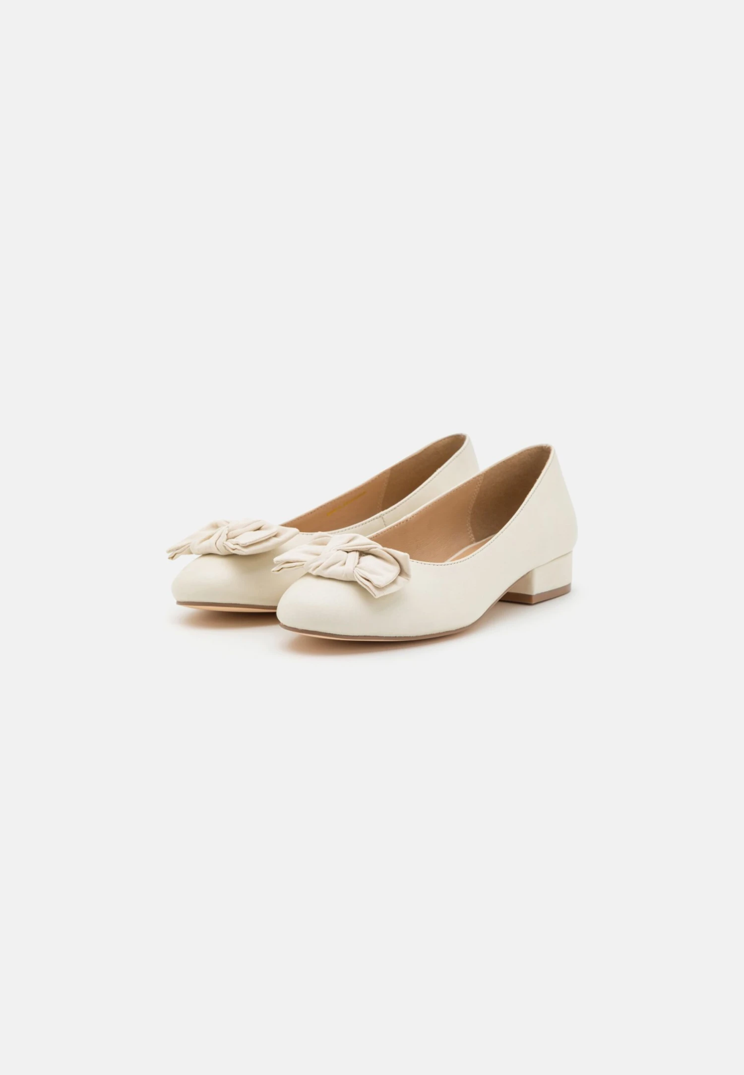 Leather Wide Fit - Ballet Pumps - White 3 Leather Wide Fit - Ballet Pumps - White - Image 3