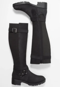 Anna Field Boots - Black -Style Hub Shop b34636351dd741ab938ef92a226e12d9