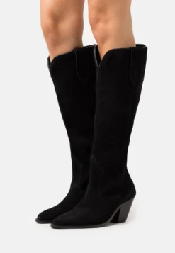 Anna Field Leather - Cowboy/Biker Boots - Black