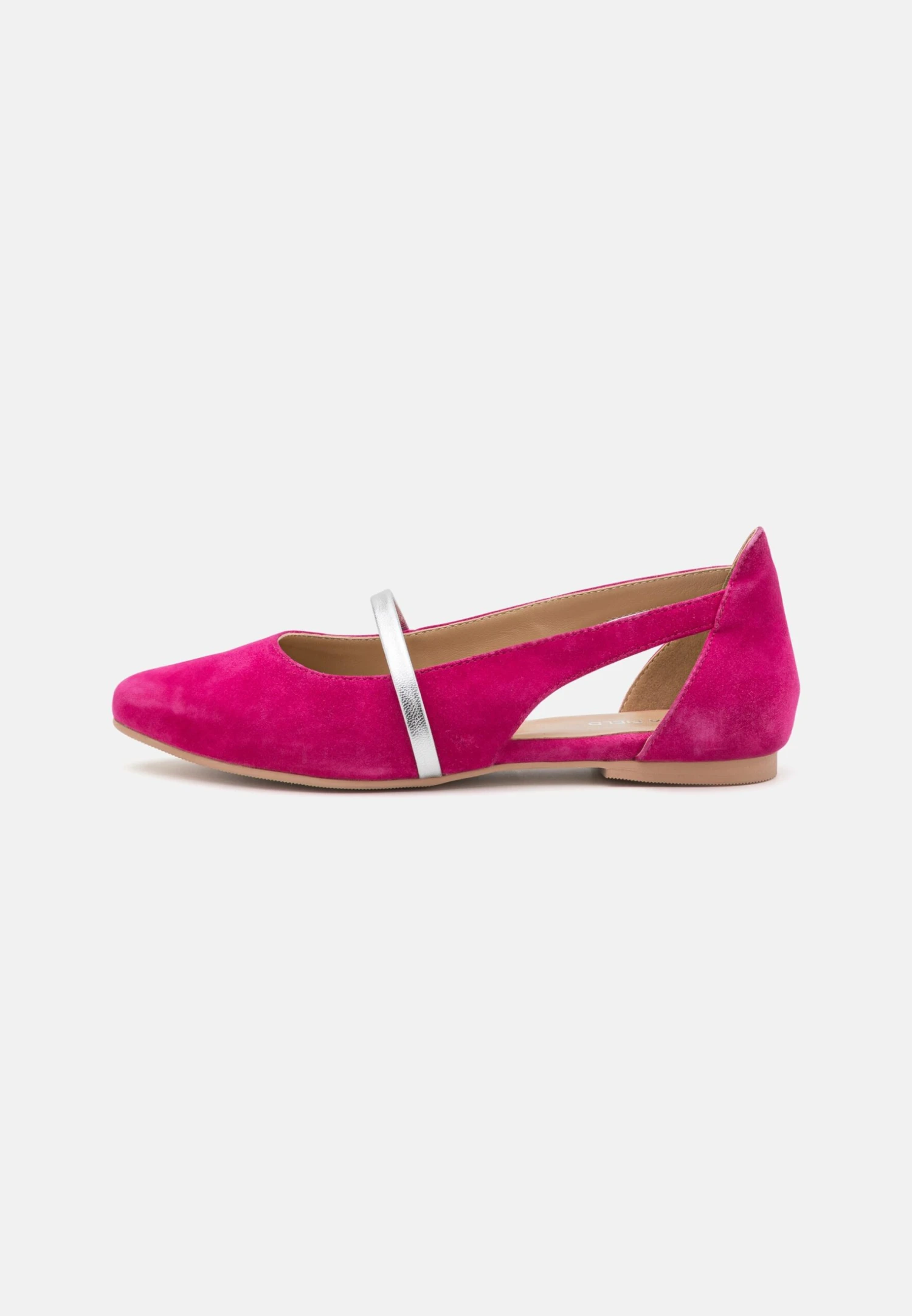 Anna Field Leather - Ankle Strap Ballet Pumps - Pink 2 Anna Field Leather - Ankle Strap Ballet Pumps - Pink - Image 2