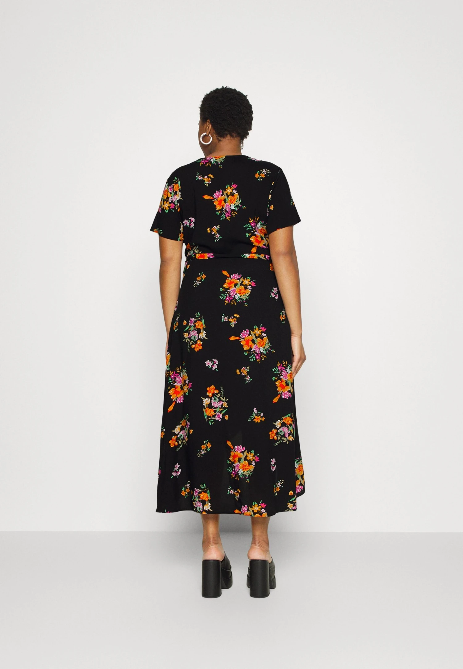 Wrap Dress High Low Hem - Day Dress 3 Wrap Dress High Low Hem - Day Dress - Image 3