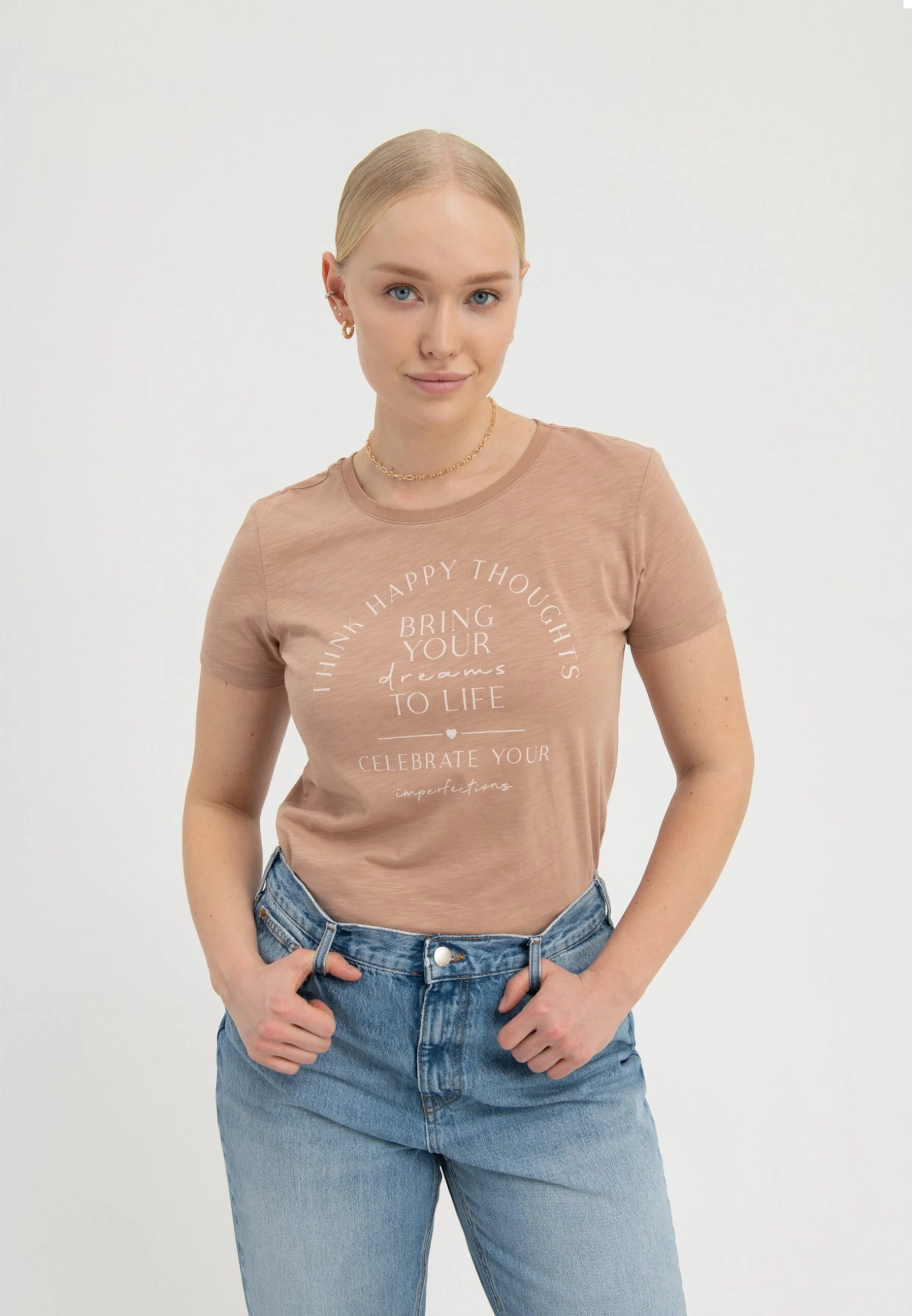 Anna Field Bring Your Dreams To Life - Print T-Shirt - Brown 1 Anna Field Bring Your Dreams To Life - Print T-Shirt - Brown
