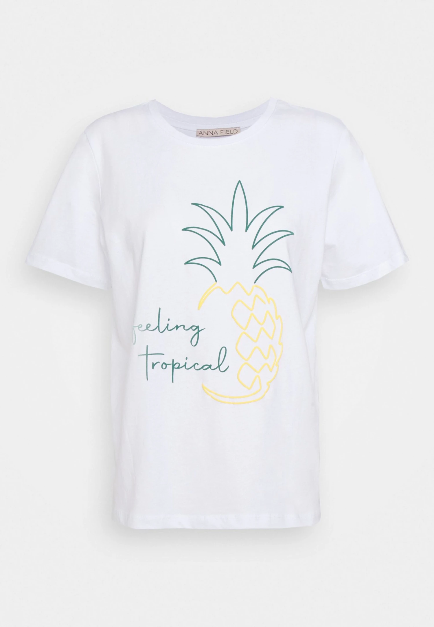 Anna Field Hattie Pineapple Puff - Print T-Shirt - White 6 Anna Field Hattie Pineapple Puff - Print T-Shirt - White - Image 6