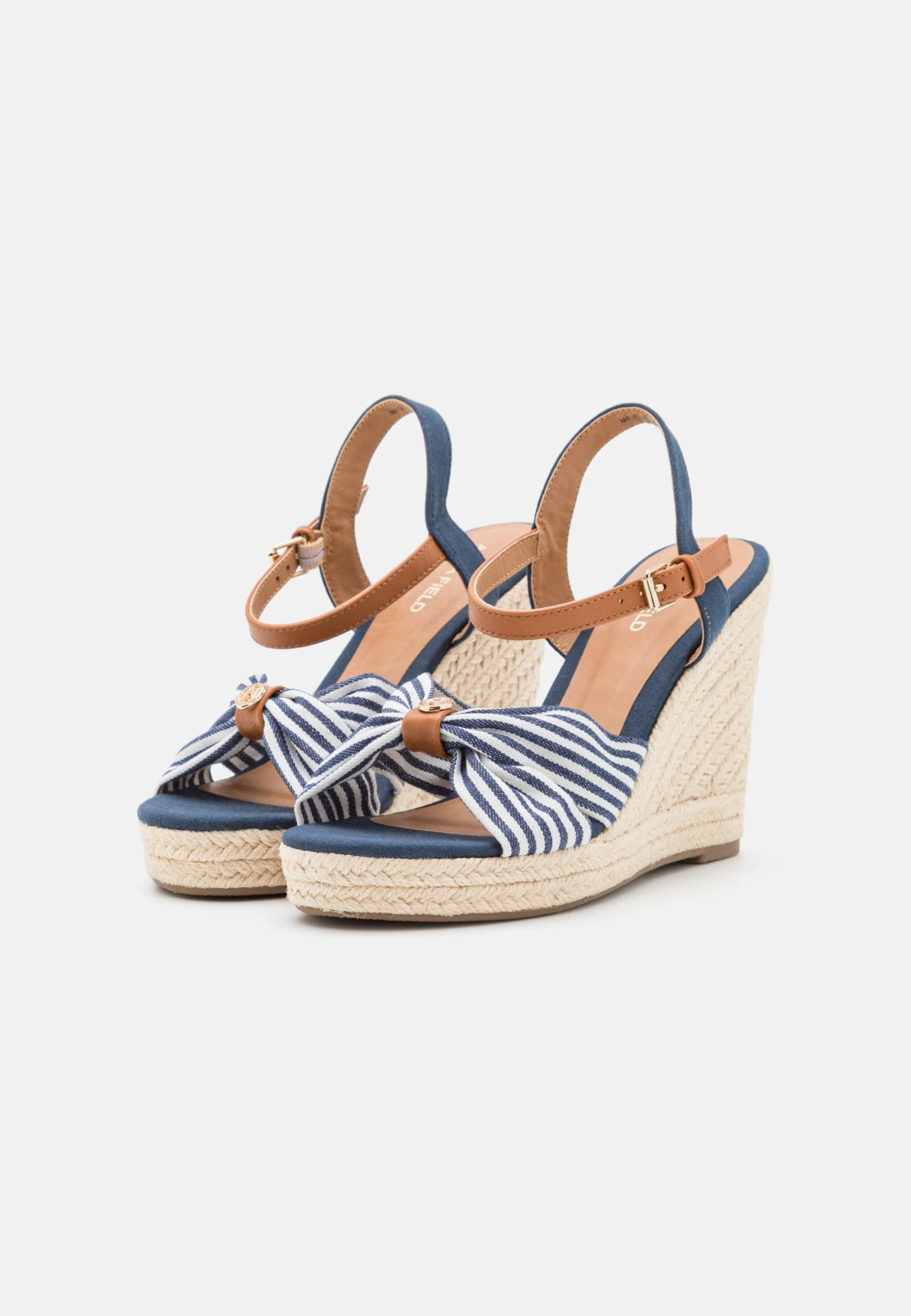 Anna Field High Heeled Sandals - Dark Blue 3 Anna Field High Heeled Sandals - Dark Blue - Image 3