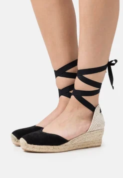 Anna Field Leather- Lace-Up Heels - Black